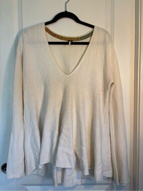 free people V-Neck Lightweight Knit Sweater